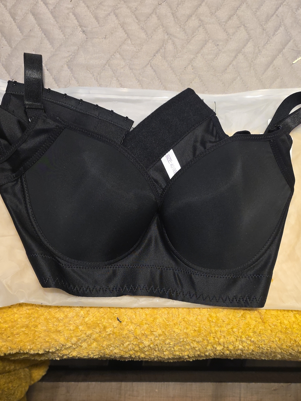 Everyday Comfort Full-Coverage Bra - Black